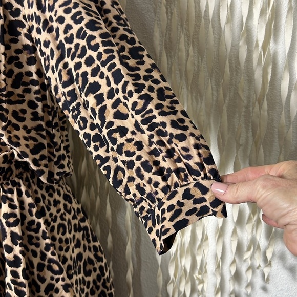 Zadig & Voltaire NWOT Rooka Leopard Print Mini Dress Size XS - Picture 5 of 14